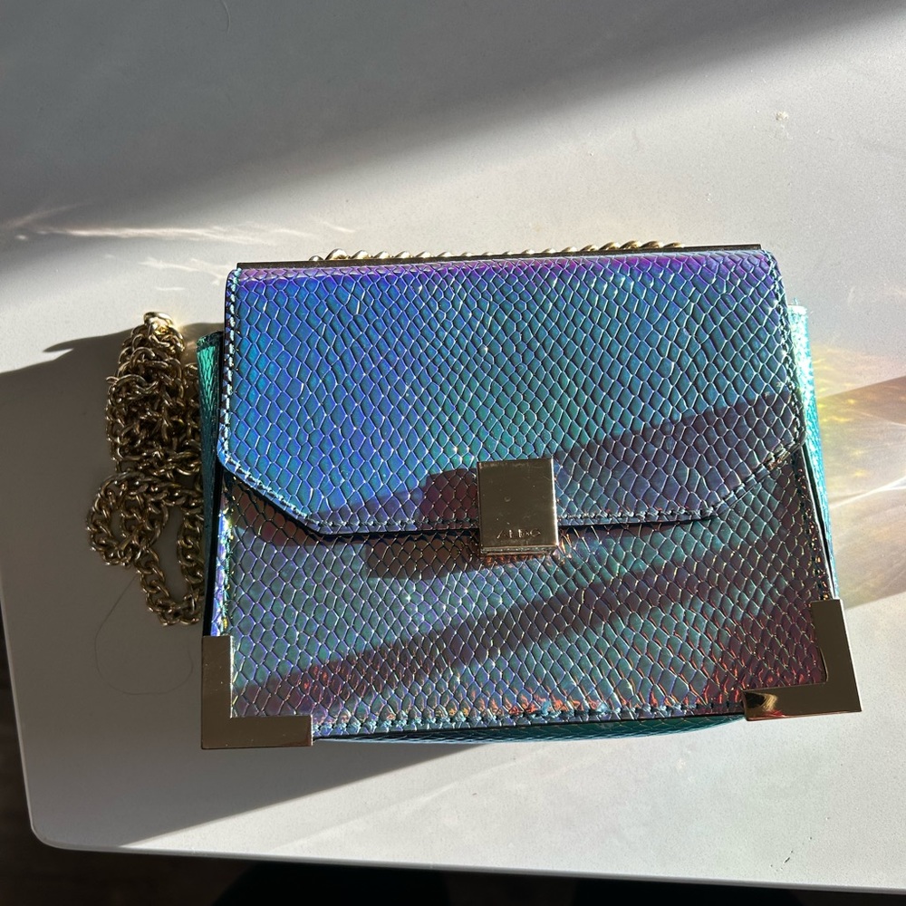 Aldo fluorescent textured bag